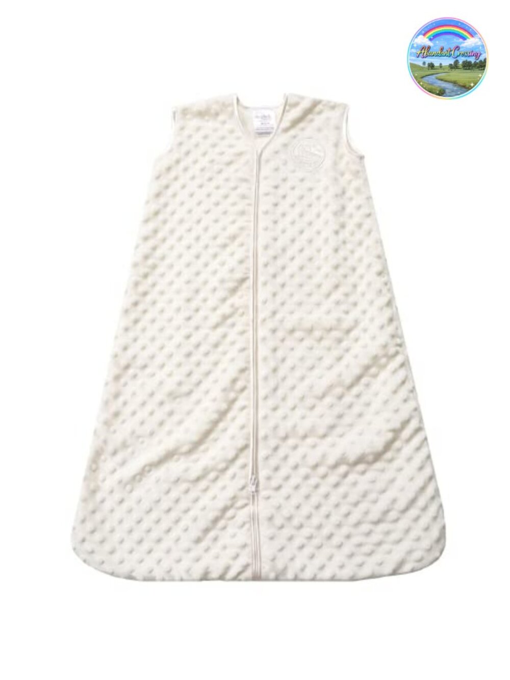 HALO SleepSack Plush Dot Velboa Wearable Blanket TOG 1.5 Sleeveless
